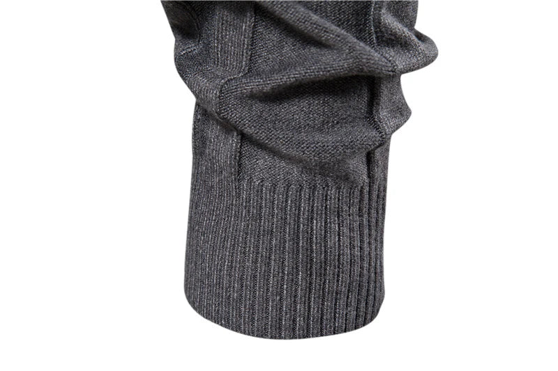 Men's Casual Sweaters/Textured Knitted Pullover/Men Leisure Long Sleeve/Warm Knit Sweater/Men Top
