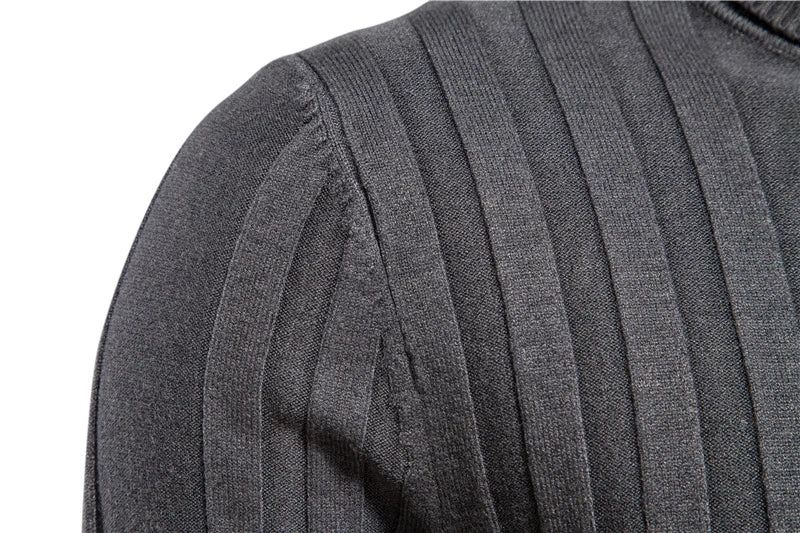 Men's Casual Sweaters/Textured Knitted Pullover/Men Leisure Long Sleeve/Warm Knit Sweater/Men Top