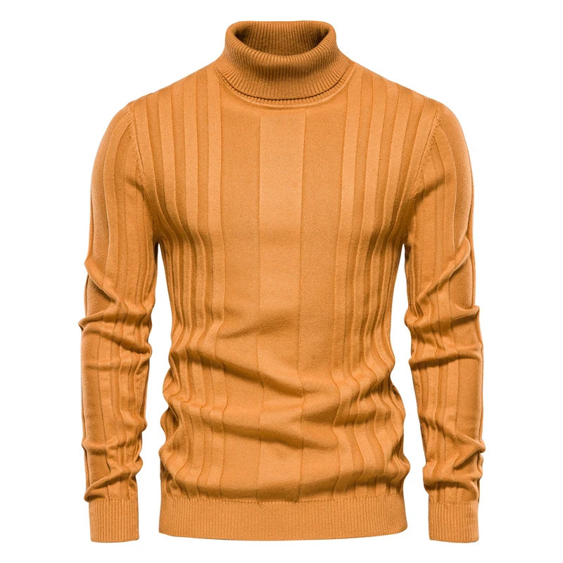 Men's Casual Sweaters/Textured Knitted Pullover/Men Leisure Long Sleeve/Warm Knit Sweater/Men Top