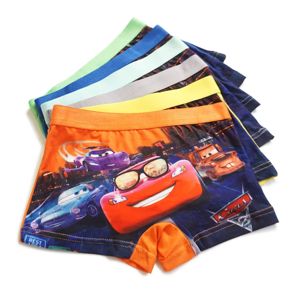 3pcs/lot New Boys Cars Cartoon Boys Underwear/Boxers