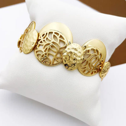 Italian Gold Plated Jewelry Set Necklace Earring Sets For Women ensembles de bijoux africains