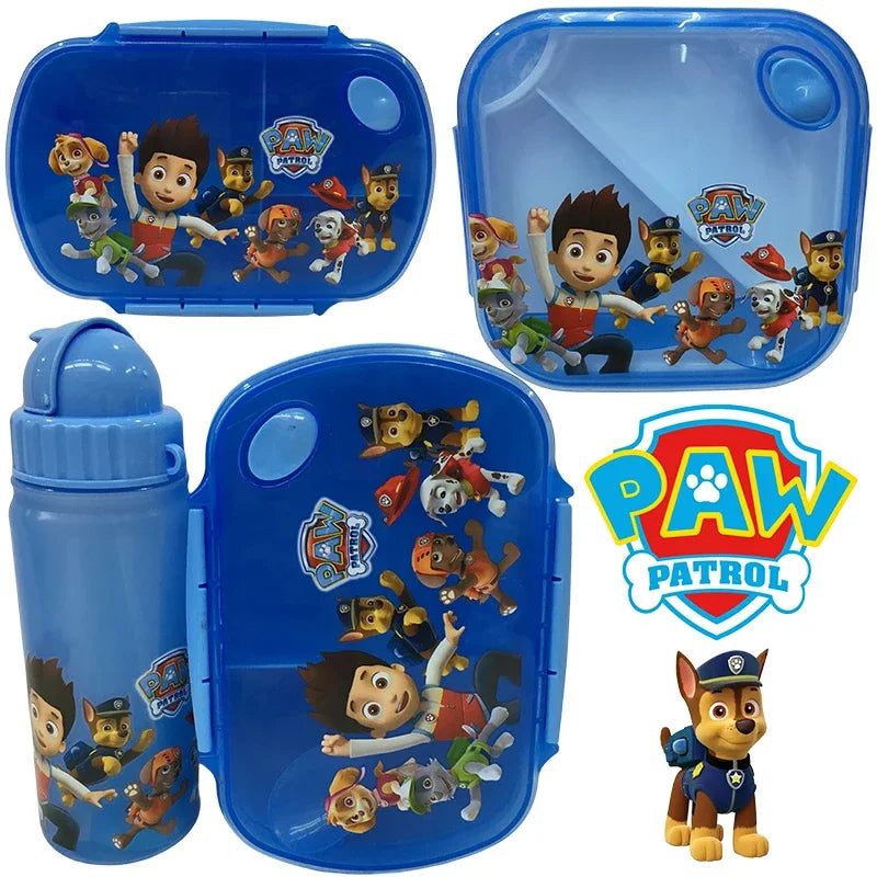Paw Patrol Healthy Plastic Food Container Portable Lunch Box Children Capacity Camping Picnic Food Fruit Container Storage Box