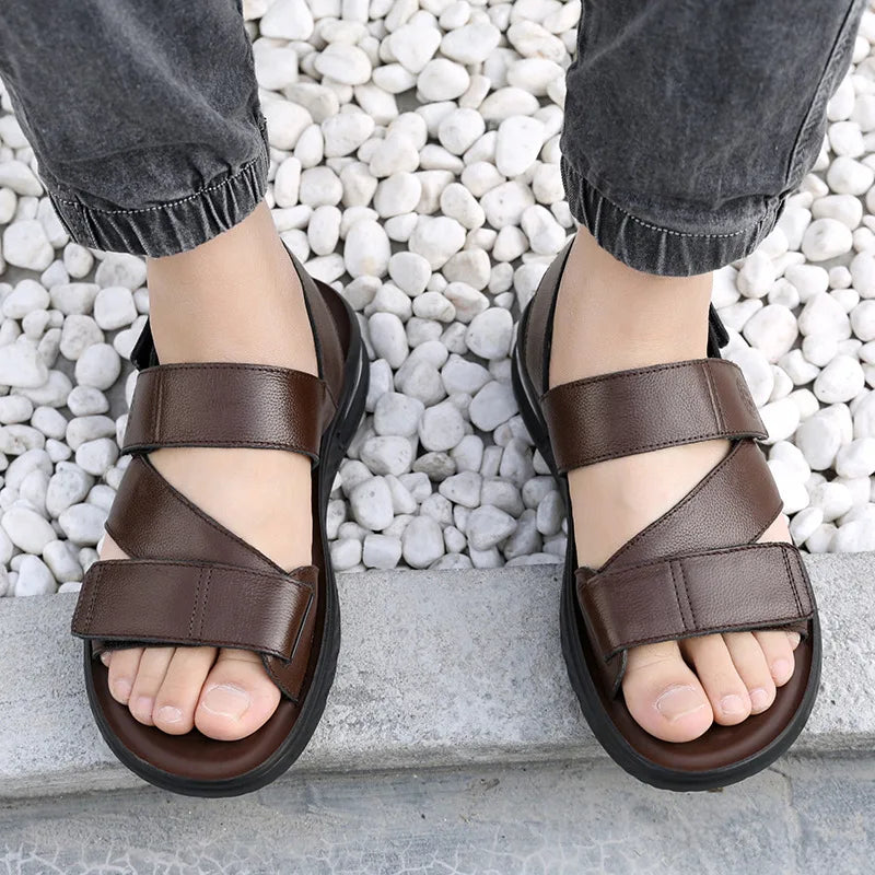 Men Sandals Summer Leisure Beach Holiday Sandals Men Shoes New Outdoor Male Retro Comfortable Casual Sandals Men Sneakers