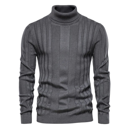 Men's Casual Sweaters/Textured Knitted Pullover/Men Leisure Long Sleeve/Warm Knit Sweater/Men Top