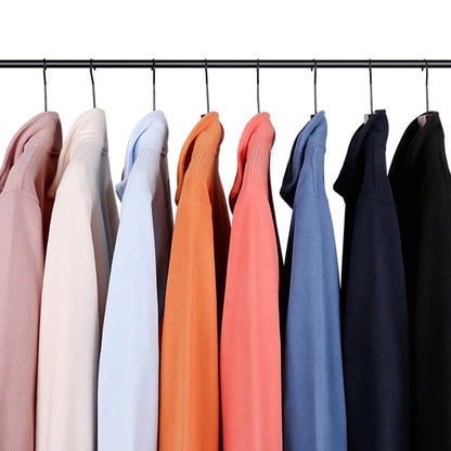 Spring Sports Zipper Fleece Jacket Women Men Long Sleeve Solid Warm Loose Oversize Coat Vintage  Clothes
